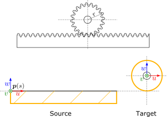 Rack and pinion link definition
